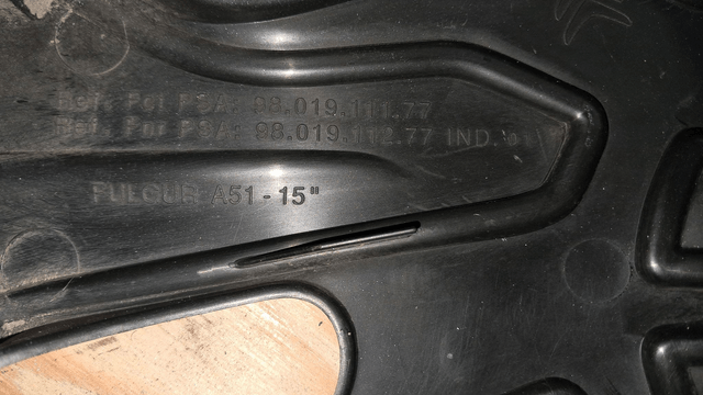 Enjoliveur Citroën C3-2 phases 2-modéle Fulgur A51 -15p occasion 